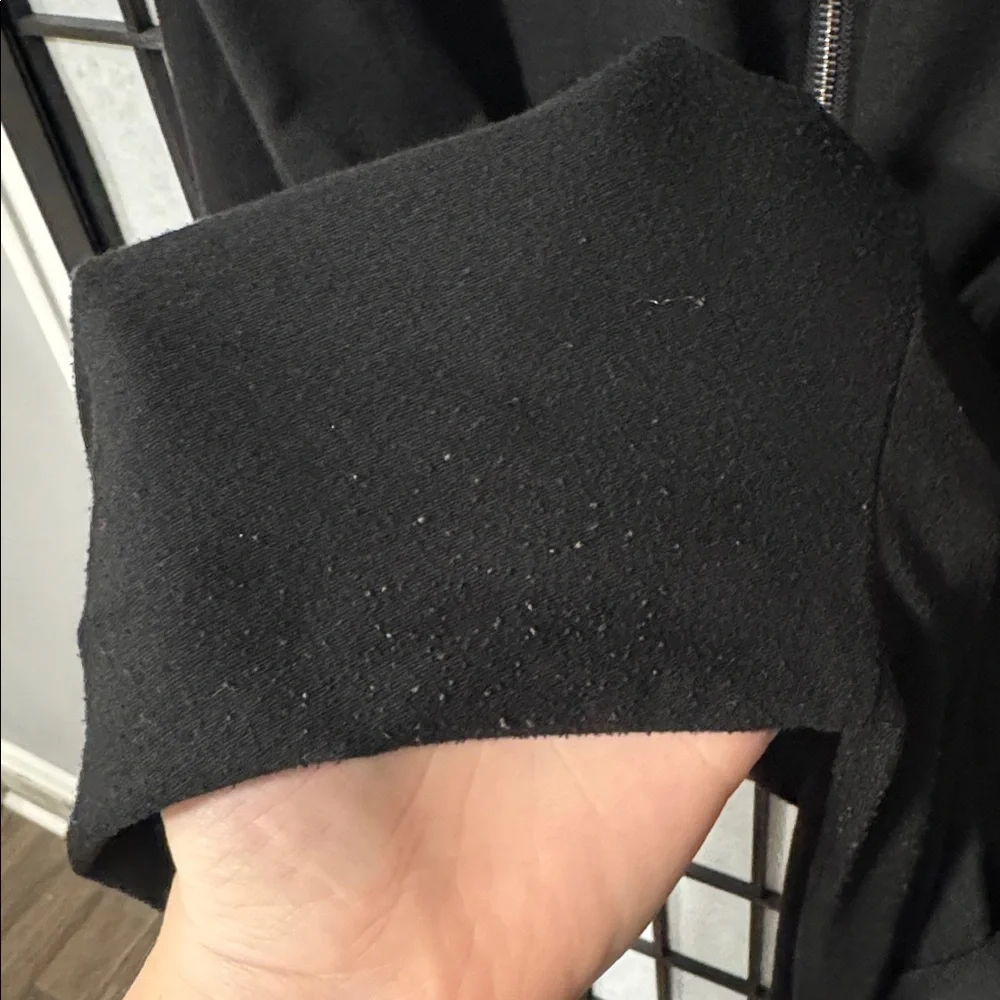 Torrid BLACK TERRY ZIP FRONT HOODED JUMPSUIT - Picture 11 of 11